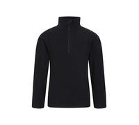 Mountain Warehouse Polaire Demi-zippée Enfant Camber II Noir 3-4 Ans