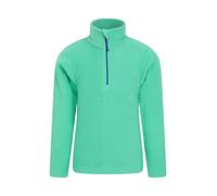 Mountain Warehouse Polaire Demi-zippée Enfant Camber II Vert foncé 9-10 Ans