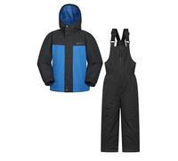 Mountain Warehouse Polar Zone Ensemble veste et salopette de ski pour enfants - Ensemble de ski doublé en polaire chaud et confortable avec poches, garçons et filles - Ski d'hiver, sport, marche et