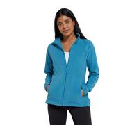 Mountain Warehouse Raso Polaire pour Femme - Pull en Micropolaire pour Femme, Couche Thermique Respirante, Pull-Over Fin, Doux et Chaud - Randonnée, Sport, Hiver Sarcelle 44