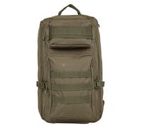 Mountain Warehouse Sac à Dos Legion de randonnée de 35 L - avec Housse Anti-Pluie, Compartiment pour Tablette, Dos en Maille, sifflet - pour Voyages, Festivals, Camping Kaki Taille Unique