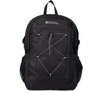 Mountain Warehouse Pregrine Sac à Dos Randonnée Marche Voyage Camping Sport Multi Poches Moyen 30L Noirs One Size