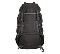 Mountain Warehouse Sac à Dos Ventura 40L - Dos à Flux d'air, réservoir d'eau, Pack d'hydratation, Sangles de Compression, Sangle de Hanche - Voyages, Festivals Noir Taille Unique