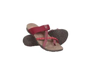 Mountain Warehouse Sandales d’été Marbella pour Femme - Chaussures Robustes, décontractées, légères et faciles à Entretenir - pour Marche, Plage, Vacances Rose Sombre 41