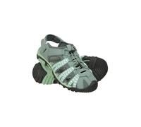 Mountain Warehouse Sandales Femmes Trek -Doublure en Néoprène, Chaussures de Plage avec Semelle Durable, Semelle intérieure EVA, Ajustables-pour la Marche et la Plage Gris 38