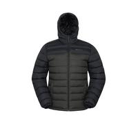Mountain Warehouse Season Veste rembourrée pour homme - Veste résistante à l'eau, légère, chaude, testée en laboratoire jusqu'à -30 °C, remplissage en microfibre - pour voyage, marche, kaki, XS