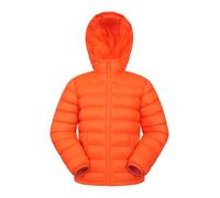 Mountain Warehouse Seasons Doudoune rembourrée pour enfants - Manteau imperméable léger et isolant, pour garçons et filles - Automne, hiver, école, voyage, orange clair, 13 ans