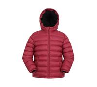 Mountain Warehouse Seasons Doudoune synthétique doublée de fourrure pour enfant - Manteau léger, chaud et résistant à l'eau - Pour l'automne, l'hiver, l'école Rouille 13 ANS