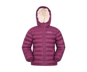 Mountain Warehouse Seasons Doudoune synthétique doublée de Fourrure pour Enfant - Manteau léger, Chaud et résistant à l'eau - pour l'automne, l'hiver, l'école