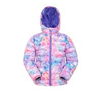 Mountain Warehouse Seasons Manteau Imperméable pour Fille Et Garçon - Doudoune Rembourrée Et Légère À Capuche pour Enfant, Veste d'hiver Matelassée pour Garçon Et Fille Rose 13 Ans