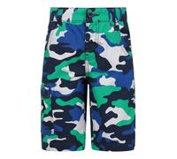 Mountain Warehouse Short Cargo pour Enfants - 100% Coton, Ceinture réglable, Short Doux, Poche, Entretien Facile - Camping, Voyage Bleu Brillant 11-12 Ans
