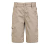Mountain Warehouse Short Cargo pour Enfants imprimé - 100% Coton, léger, Respirant, Fibres Naturelles, Entretien Facile - Camping, randonnée Beige 7-8 Ans