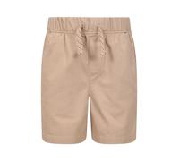 Mountain Warehouse Short Enfants Waterfall - 100% Coton, léger et Respirant, élastique à la Taille -pour Les Sports, Marche, Voyage Beige 11-12 Ans