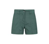 Mountain Warehouse Short Femmes Extensible Coast - Léger, Short d'été Durable,Extensible dans 4 Sens, Entretien Facile - pour Voyager Vert 42