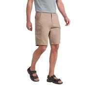 Mountain Warehouse Short Hommes Lakeside - 100% Coton de sergé, Short d’été Durable, 6 Poches - pour Marcher, Courir, randonnée & Camping Beige 48W
