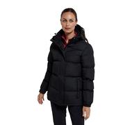 Mountain Warehouse Snow Doudoune synthétique pour Femme - Manteau Chaud, zippé, résistant à l'eau, Isolation en Microfibre - Idéal pour l'automne, l'hiver, l'extérieur Noir 48