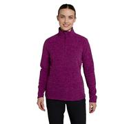 Mountain Warehouse Snowdon Haut en Molleton pour Femmes - Pullover Chaud, Pull léger, Tee-Shirt Respirant, séchage Rapide - pour Marcher, l'hiver, Voyager Raisin 52
