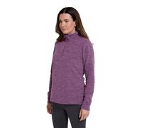 Mountain Warehouse Snowdon Haut en Molleton pour Femmes - Pullover Chaud, Pull léger, Tee-Shirt Respirant, séchage Rapide - pour Marcher, l'hiver, Voyager Violet Sombre 44