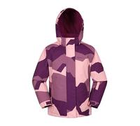 Mountain Warehouse Snowdrop Veste de ski imperméable pour enfant Motif perce-neige, Berry, 7-8 ans