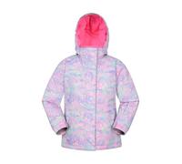 Mountain Warehouse Snowdrop Veste de ski imperméable pour enfant Motif perce-neige, Bleu pâle, 11-12 ans