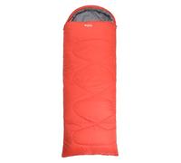 Mountain Warehouse Summit 250 Sac de couchage 3/4 saisons Printemps été, camping, vacances, extérieur Orange brûlé (02) Fermeture éclair pour gaucher Longueur normale 200 cm