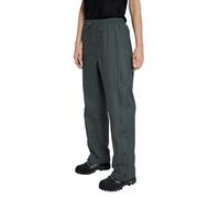 Mountain Warehouse Surpantalon Downpour pour Femmes imperméable - Court, Respirant, résistant, Coutures soudées avec Demi-Zip - Voyages, randonnée en Toutes Saisons Kaki Foncé 44