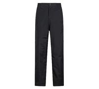Mountain Warehouse Surpantalon imperméable Extreme Downpour Hommes - Pantalon de Pluie de Longueur Standard, Respirant, Coutures soudées - pour Les Voyages, Le Camping Noir S