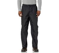 Mountain Warehouse Surpantalon imperméable Hommes Downpour - Surpantalon Respirant, Coutures soudées, Doublure en Maille, séchage Rapide - pour la randonnée Noir XL
