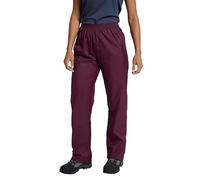 Mountain Warehouse Surpantalon Pakka pour Femmes - Imperméable, Respirant, Sac de Rangement, Ouvertures Scratch aux Chevilles - Voyage, Temps Humide Violet foncé 36