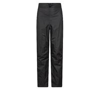 Mountain Warehouse Surpantalon Spray pour Hommes imperméable - Respirant, Tissu Anti-déchirure, séchage Rapide, Doublure en Maille, Coutures soudées - pour Le vélo Noir L