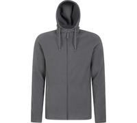 Mountain Warehouse - Sweat à capuche "Camber" avec fermeture éclair sur toute la longueur pour homme MW3368 (XXS) (Gris foncé)