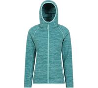 Mountain Warehouse - Sweat à capuche "Lleyn II" avec fermeture éclair sur toute la longueur pour femme MW1220 (46 FR) (Petrol)