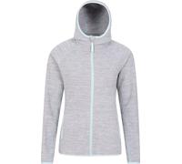 Mountain Warehouse - Sweat à capuche "Lleyn II" avec fermeture éclair sur toute la longueur pour femme MW1220 (46 FR) (Gris)