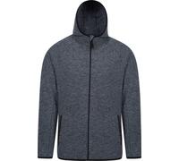 Mountain Warehouse - Sweat à capuche "Snowdon II" avec fermeture éclair sur toute la longueur pour homme MW475 (M) (Noir)