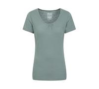 Mountain Warehouse T-Shirt Agra léger et Respirant pour Femme - Séchage Rapide, évacuation de la Transpiration - pour Sports d'extérieur et randonnée Kaki 36