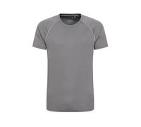 Mountain Warehouse T-Shirt Endurance pour Homme - Haut Respirant idéal pour Automne Hiver, Protection UPF 30 - Léger, Confortable et à séchage Rapide - Gym, Voyages, randonnée Gris foncé XL