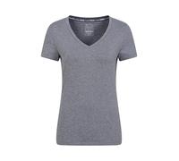 Mountain Warehouse T-Shirt Vitality à col en V Femme - Léger et Respirant - évacue Fortement la Transpiration - Facile d'entretien - pour Voyages, Gym, Plein air Bleu Marine 40