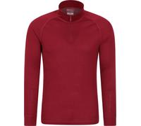 Mountain Warehouse - "Talus" Débardeur thermique zippé pour homme Manches longues MW425 (XS) (Rouge)
