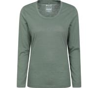 Mountain Warehouse - Top "Agra" pour femme manches longues MW3286 (40 FR) (Vert kaki)
