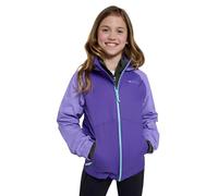 Mountain Warehouse Torrent Veste de Pluie imperméable pour Enfant - Manteau à Capuche léger, Respirant, Coupe-Vent étanche Fille et garçon - Voyage, Temps pluvieux Lilas 9-10 Ans