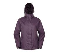 Mountain Warehouse Torrent Veste imperméable pour femme - Imperméable léger pour femme, coutures entièrement thermocollées, 2 poches zippées - Printemps, été, voyage, violet, 40