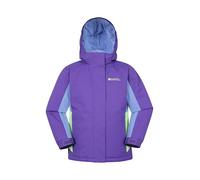 Mountain Warehouse Veste de Ski Honey Enfants - Résistante à la Neige, Poignets réglables, Doublure Polaire, Jupe Pare-Neige intégrée -Parfaite pour Tenir Chaud en Hiver Lila 11-12 Ans