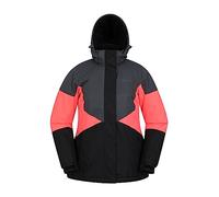 Mountain Warehouse Veste de Ski Moon pour Femme - Résistante à la Neige et Coupe-Vent, Isolation en Microfibre, Capuche réglable - pour Sports d'hiver Rose Vif 36