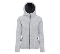 Mountain Warehouse Veste en polaire Nevis avec fermeture éclair intégrale et poches pour femme - Légère et respirante - Pour printemps, marche, voyages, randonnée, hiver Gris 44
