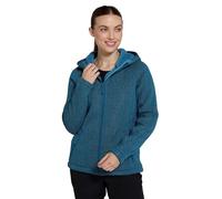 Mountain Warehouse Veste en polaire Nevis avec fermeture éclair intégrale et poches pour femme - Légère et respirante - Pour printemps, marche, voyages, randonnée, hiver Sarcelle foncé 42