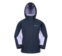 Mountain Warehouse Veste Enfants Shelly II - Manteau imperméable, Coutures étanches, Poignets Ajustables, Poches - pour garçons et Filles - Randonnée, Camping, Marche Bleu Marine 11-12 Ans