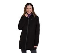 Mountain Warehouse Veste imperméable Hilltop Womens - Légère - Idéale pour Le Printemps par Temps Humide, la Marche, Le Plein air et Le Camping Noir 38