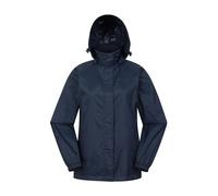 Mountain Warehouse Veste Pakka pour Femmes - Imperméable, Veste décontractée Pliable, Respirante, légère, Manteau Confortable pour Femmes - pour Les Voyages, la Marche Bleu Marine 42