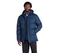 Mountain Warehouse Veste pour Homme imperméable - Capuche réglable - Ourlet et Poignets Ajustables - Idéale pour Les Voyages en Hiver, la Marche et Le Quotidien Bleu Marine XXL