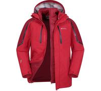 Mountain Warehouse - "Zenith Extreme III" Veste matelassée 3 en 1 pour homme MW2020 (XXS) (Rouge)